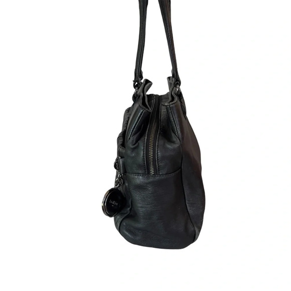 Botkier Designer Pleated Leather Satchel - Picture 3 of 10